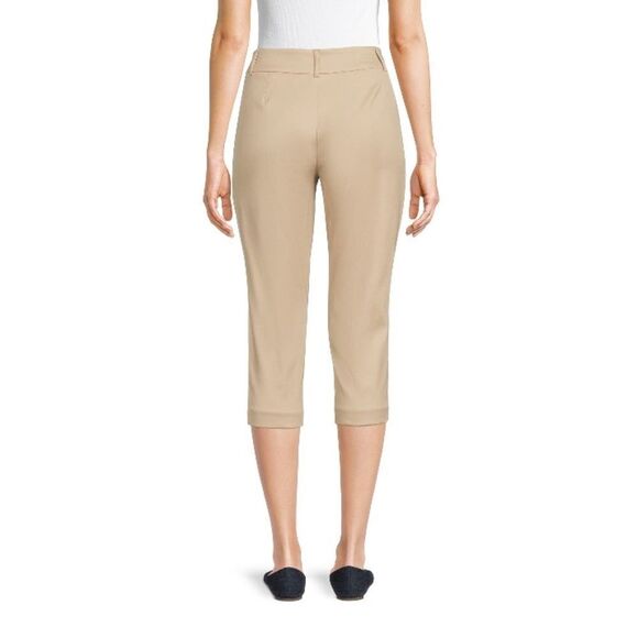WOMEN’S Pull-On Stretch Comfy Capri Pants Size 8 - Picture 4 of 7